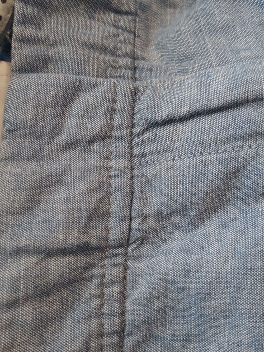 Talbots Perfect Short Blue Chambray Bermuda Shorts Petite Size 4P - Picture 4 of 6